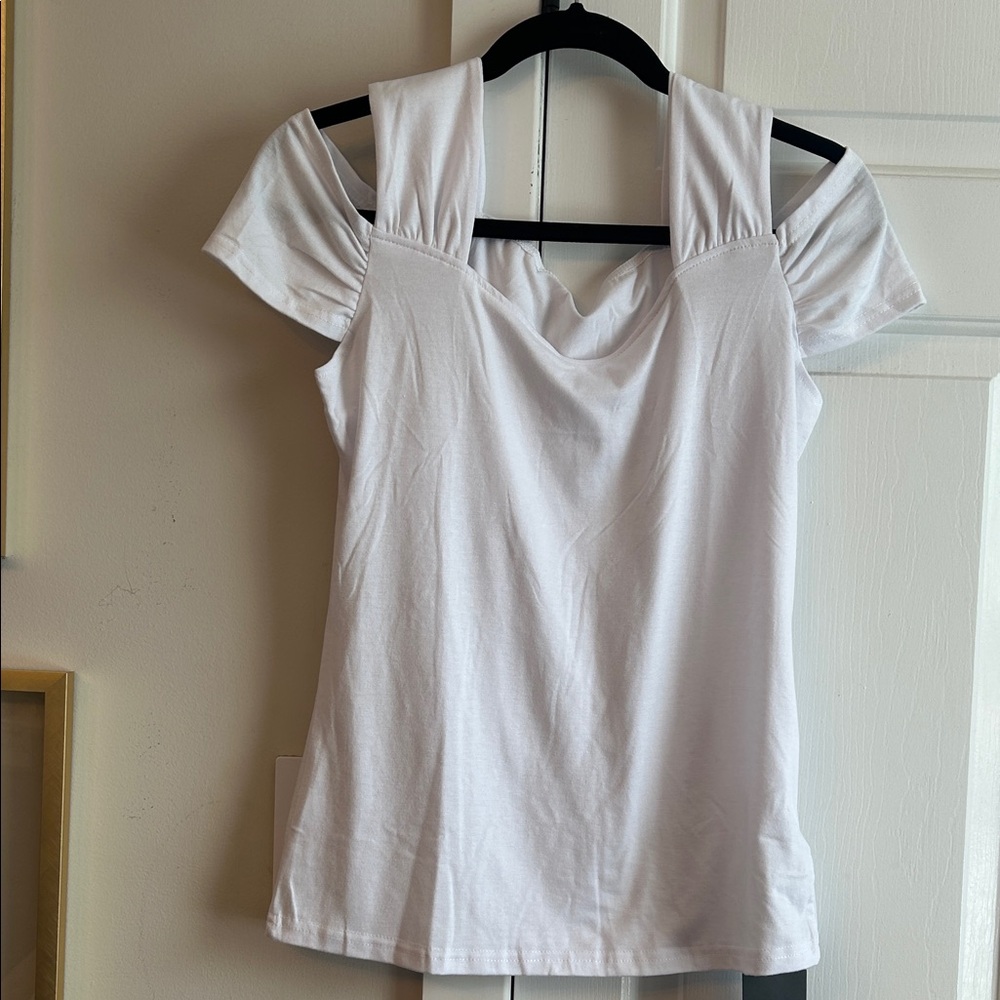 Chic White Women's Blouse